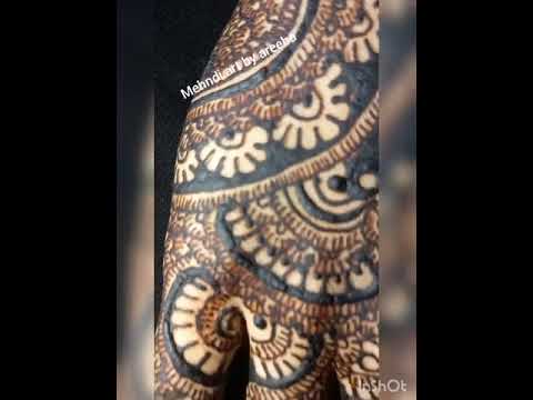 Latest figures mehndi design|Pakistani mehndi design|Art by areeba artist #shorts#ytshorts #hennaart