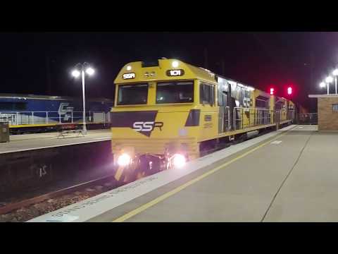 SSR Grain arrives at Goulburn station - Australian Trains