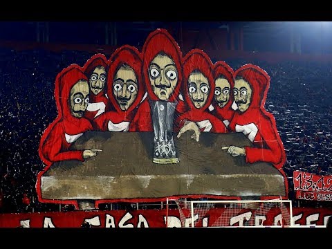 La casa del trofeo  (Coreo) - Olympiacos-Milan 3-1