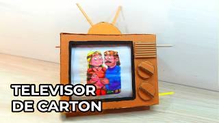 COMO HACER UN TELEVISOR DE CARTÓN