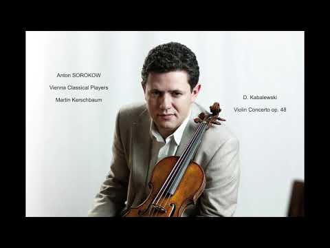 Anton Sorokow plays Kabalevsky Violin Concerto op. 48