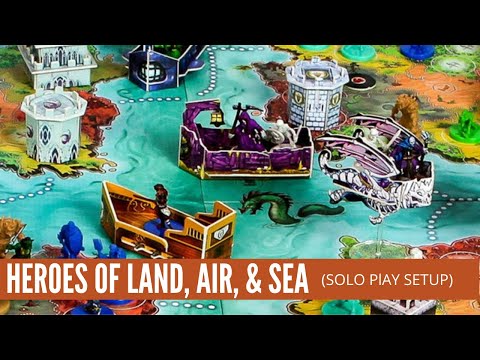 Heroes of Land, Air, and Sea (Solo Play Setup)