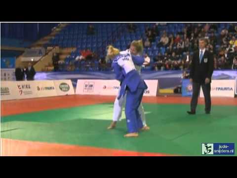 Judo 2013 European Open Minsk: Juul Franssen (NED) - Carla Grol (NED) [-57kg]
