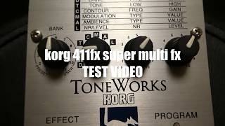 Korg ToneWorks 411fx Super Multi FX - What To Know & Where To Buy