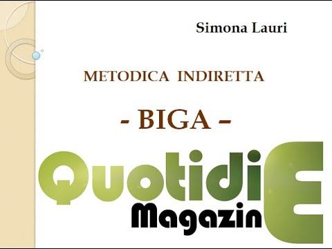 metodica indiretta con Biga in arte bianca