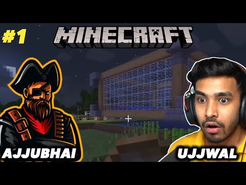 UNBELIEVABLE: AJJUBHAI and TechnoGamerz CREATE OUR WORLD | MINECRAFT GAMEPLAY