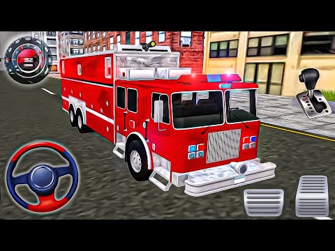 Fire Fighting Fireman's Daily Job - Real Fire Truck Driving Simulator 3D - Android GamePlay #4