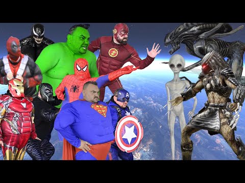 Superheroes VS All Aliens
