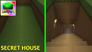 I made a secret underground house in Lokicraft hin