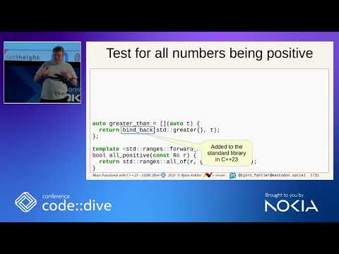 Moar Functional with C++23 - Björn Fahller - code::dive 2023