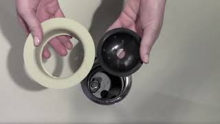 How to change the metal insinkerator waste flange to a matching BLANCO SILGRANIT Flange