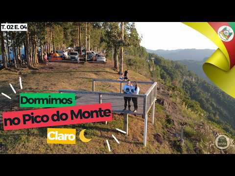 DORMIMOS NO PICO DO MONTE CLARO ⛺🌄 O pôr do sol mais lindo que já vimos!