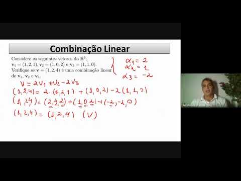 Álgebra Linear: Combinação linear e Independência de Vetores (SCILAB on Cloud)