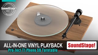 Video thumbnail for Affordable All-In-One Turntable! Pro-Ject Audio Systems T1 SB Phono (Take 2, Ep:28) by SoundStage! Network