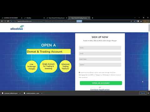 API Key Generation Aliceblue