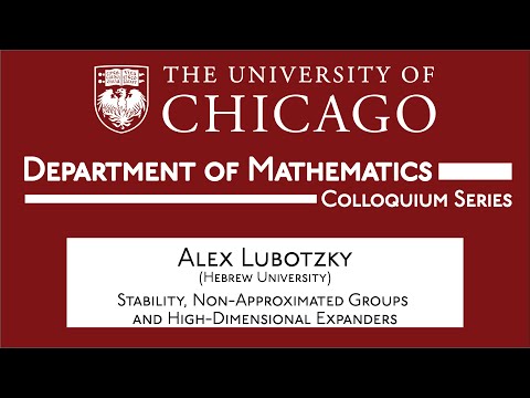 Colloquium: Alex Lubotzky (Hebrew University)