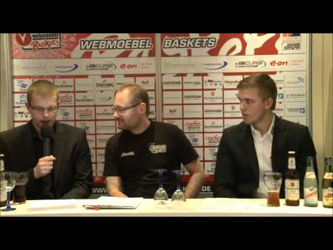 Pressekonferenz webmoebel Baskets - Chemnitz 99