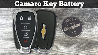 How To Replace 2016 - 2024 Chevy Camaro Key Fob Battery - Change Chevrolet Remote Fob Batteries