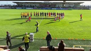 Arbroath v Dumbarton, Teams Out @ Gayfield, Saturday 19 October 2024 SPFL League 1