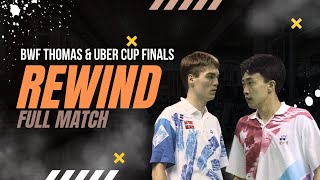 Thomas Cup Rewind: Poul-Erik Høyer Larsen (DEN) vs Dong Jiong (CHN)