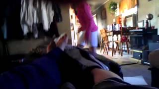 Kaylee dancing to peacock