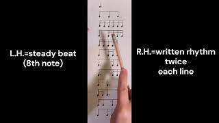 Tap along in 6/8 🎶 Rhythm warm-up No.5