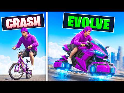 Every Time I Crash, My Bike EVOLVES in GTA!