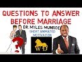 PRE-MARRIAGE TEST QUESTIONS by Dr Myles Munroe (Very Funny Must Watch)