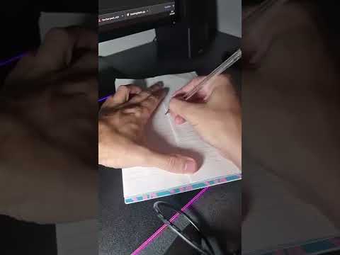 Faire un rond avec un point au milieu sans lever le stylo 🖋