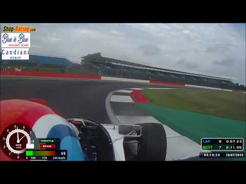 Silverstone Classic 2019 - F3 Classic - Martini MK 34 Toyota Novamotor onboard