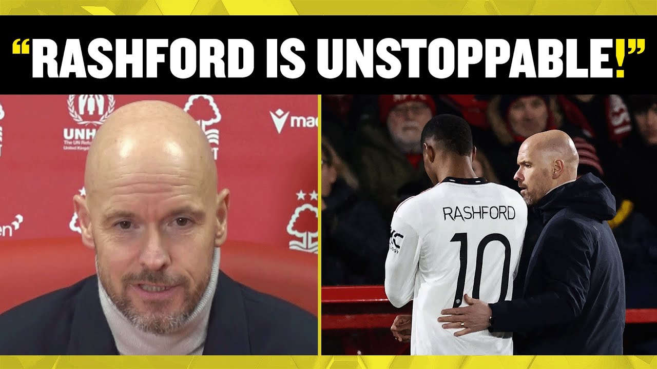 "RASHFORD IS UNSTOPPABLE!" ⭐ Erik Ten Hag praises the Man Utd forward as he scored again! 🔥