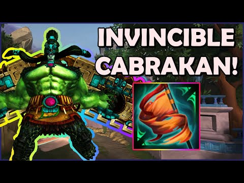 CABRAKAN is INVINCIBLE Smite A-Z Support (Season 11 Cabrakan Support Conquest Gameplay)