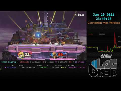 @LagDrop #SmashBros - 2021-01-29 - 10.1.0 - Krishna [Austin, TX, US] lag