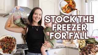 FALL Freezer Meal Prep for Busy Families!