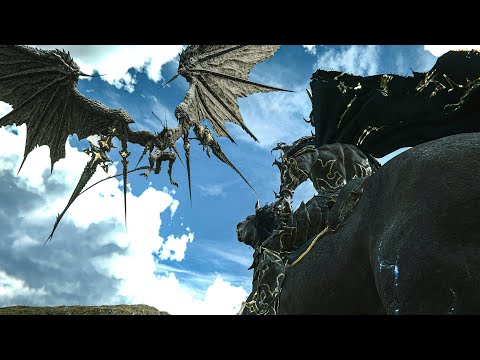 FINAL FANTASY 16 | Odin vs Bahamut Fight Scene Cinematic 4K