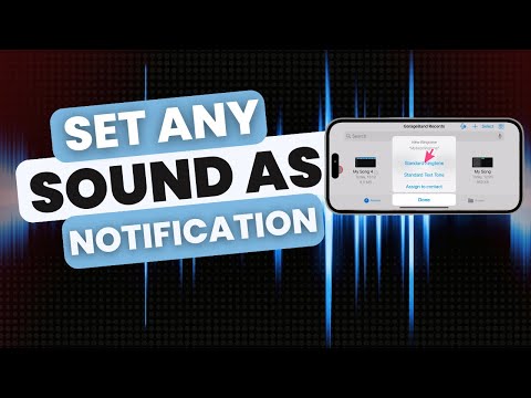 How To Set ANY Sound As iPhone Notification - Free and No Computer!