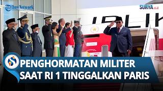 Detik-detik Kepulangan Prabowo dari Prancis, Momen Haru Pelepasan di Bandara jadi Sorotan