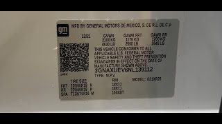 Tech Tip:  Finding the RPO (regular production option) codes on a late model GM vehicle