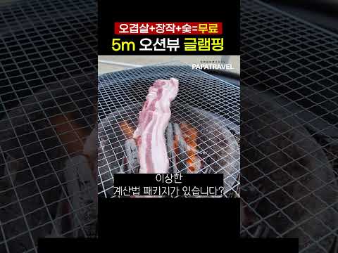 해변가 독채 글램핑: 태안 신두리 캠핑장 패키지 소개