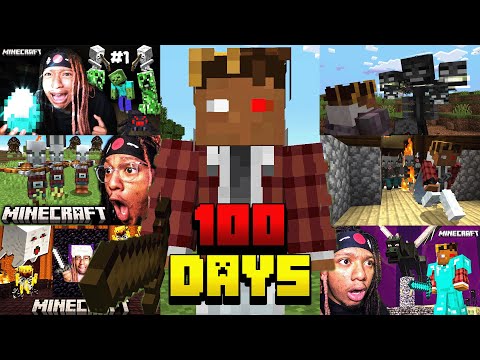 I Survived 100 days as a Noob in Minecraft