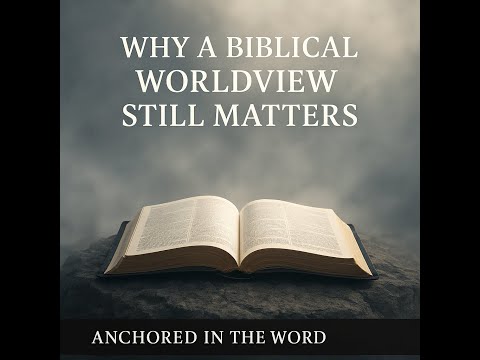 Why a Biblical Worldview Still Matters | Anchored in the Word – October 30, 2025