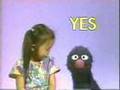 Classic Sesame Street Grover And Chelsea YES NO