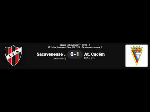 SG Sacavenense  - Atlético do Cacém 2017/2018