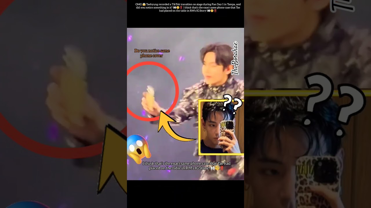 ohhhhhh 😮 Do you notice something 👀🧐‼️#shots #thvkborahae #bts #kpop