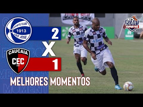 Caucaia 1 x 2 São José RS - MELHORES MOMENTOS - ...