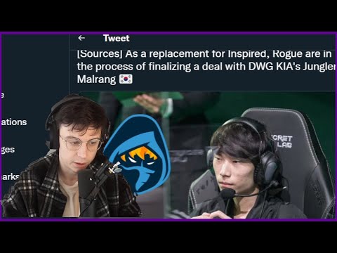 Caedrel on DK jungler Malrang going to Rogue