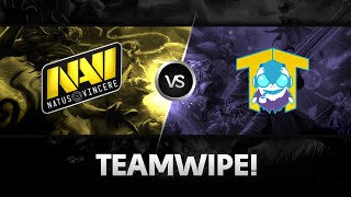 Teamwipe by Na`Vi vs Team Tinker @ D2CL S4 Lan-Finals