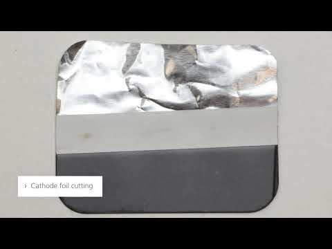 TRUMPF micro processing: TruPulse 2020 nano cutting battery foils –Laserschneiden von Batteriefolien