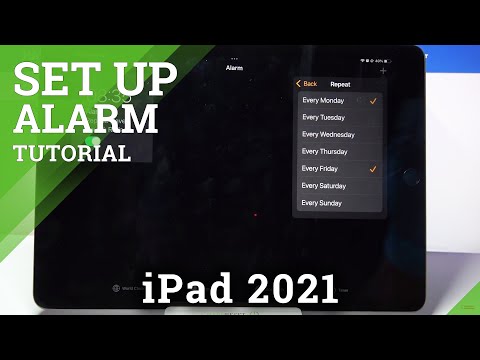 How to Set Up Alarm Clock on iPad 2021 – Schedule Alarms