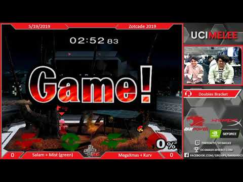 Zotcade 2019 - Salami/Mist vs MegaXmas/Kurv - Doubles Winners' Bracket